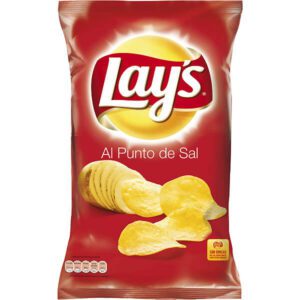 Patatas Lays al Punto de Sal 125 g