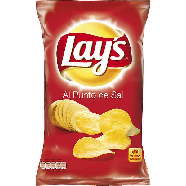 Patatas Lays al Punto de Sal 125 g